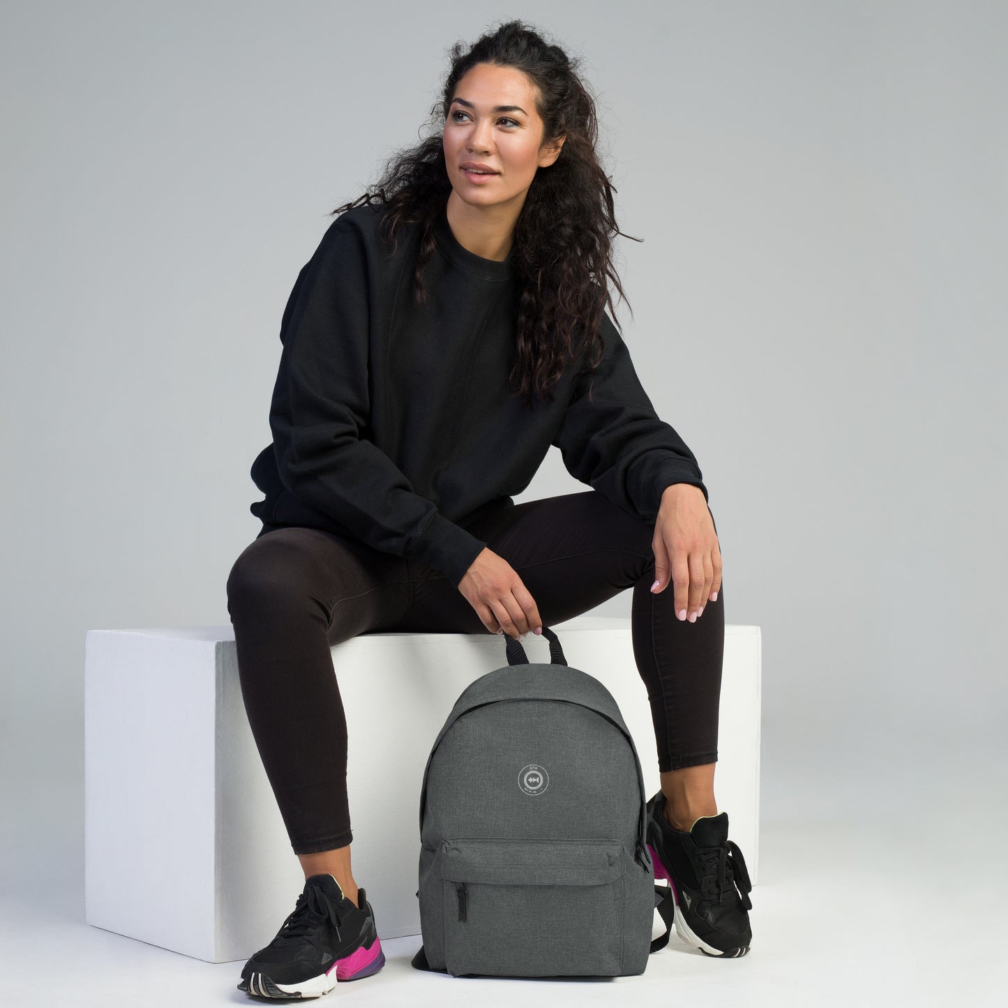 Get The Message Gym Embroidered Backpack